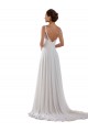 Avorio Linea A Innamorato Chiffona Classico Boho Abiti da sposa Economici