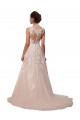 Avorio Linea A Innamorato Tulle Pizzo Abiti da sposa Economici