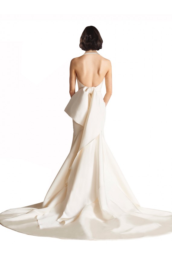 Avorio Stile sirena Capestro Raso Spiaggia Abiti da sposa Economici