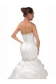 Bianco Stile sirena Innamorato Tulle Abiti da sposa Economici